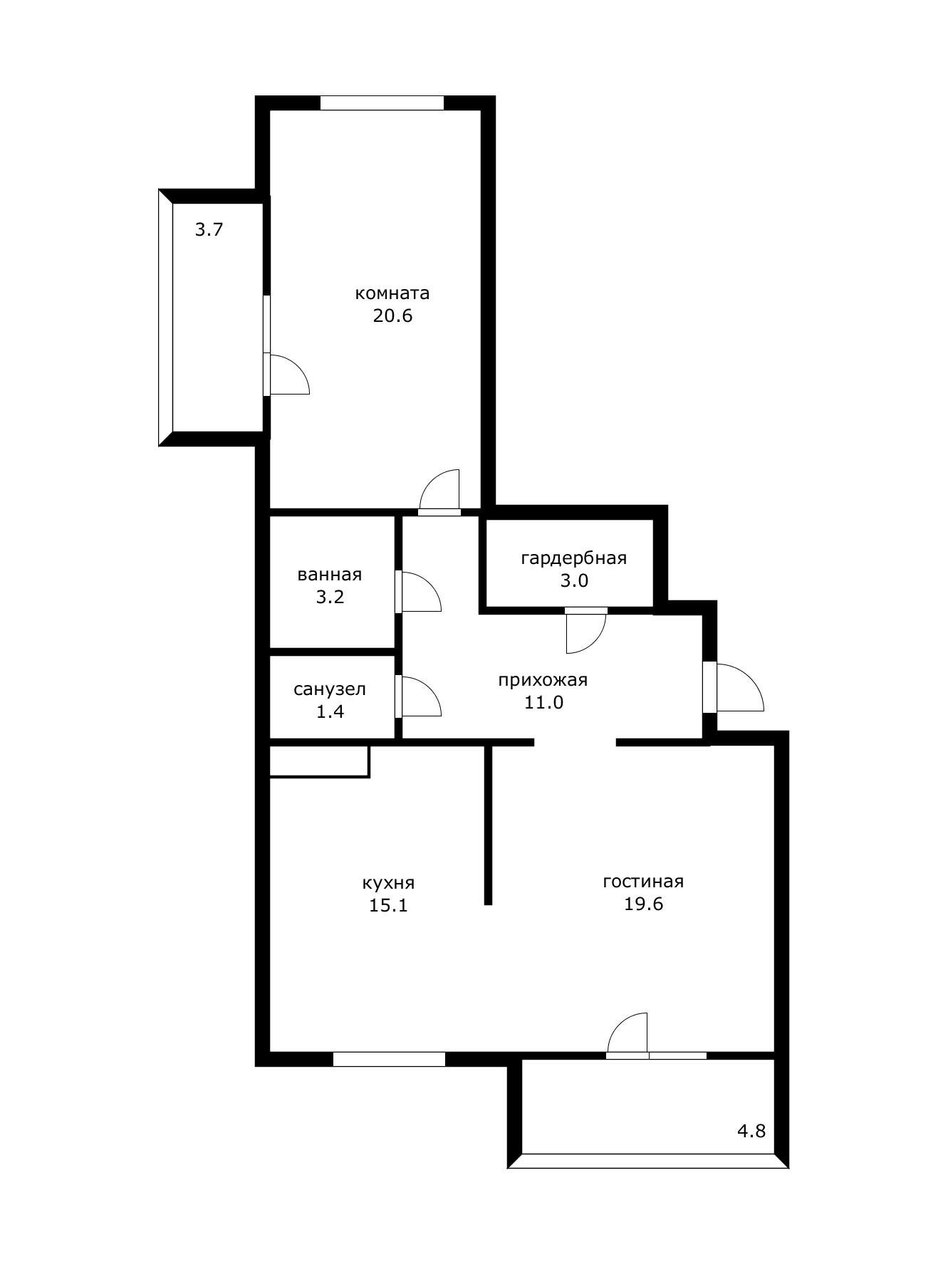 Фото №14: 2-комнатная квартира 82 м² - Краснодар, Кожзавод, мкр. Западный внутригородской округ, ул. Кожевенная, 42
