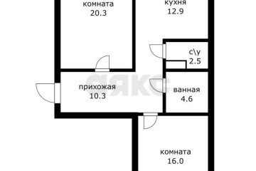 Фото №2: 2-комнатная квартира 82 м² - Краснодар, мкр. Фестивальный, ул. Гаражная, 79