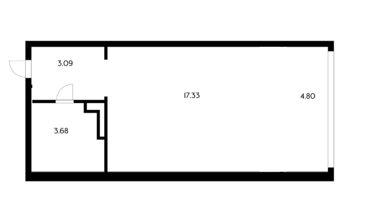 Фото №9: Студия 27 м² - Краснодар, Прикубанский внутригородской округ, мкр. Россинского, б-р Адмирала Пустошкина