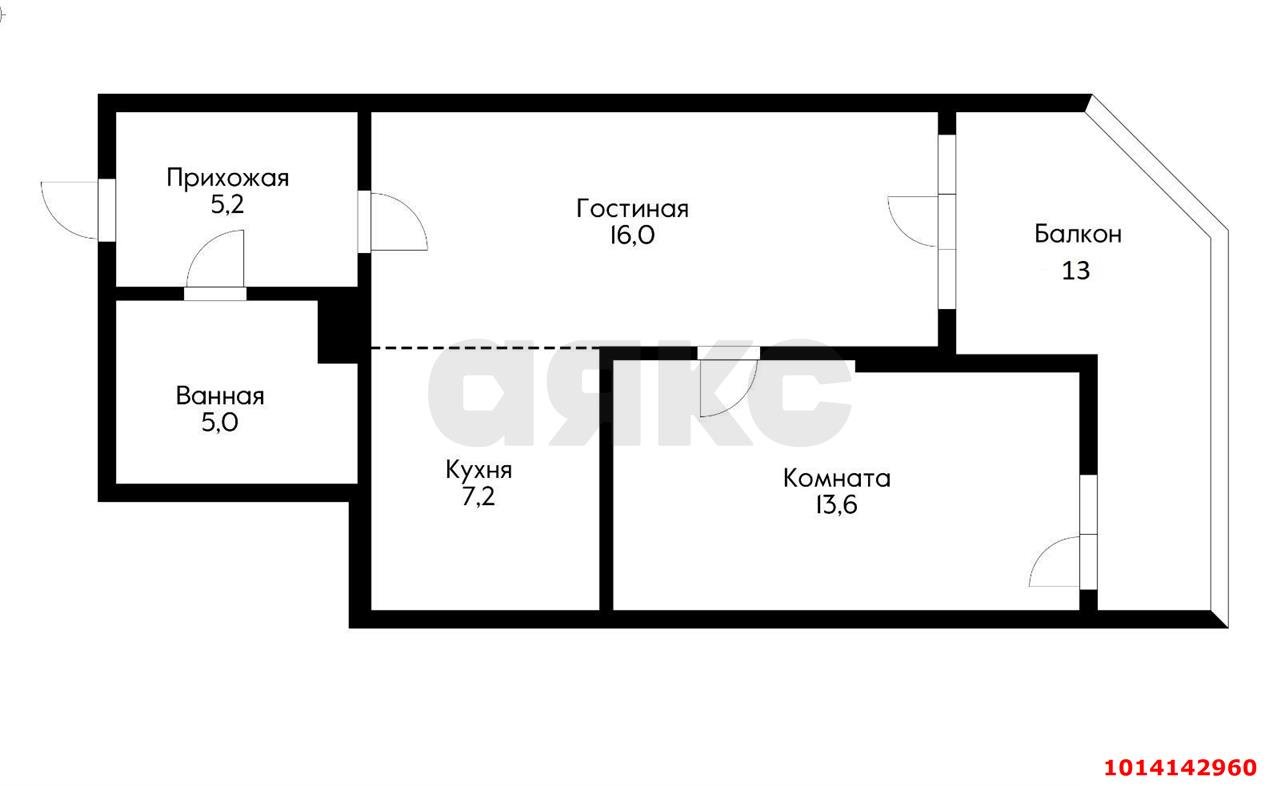 Фото №15: 2-комнатная квартира 60 м² - Краснодар, жилой комплекс Титаны, б-р Адмирала Пустошкина, 11/3
