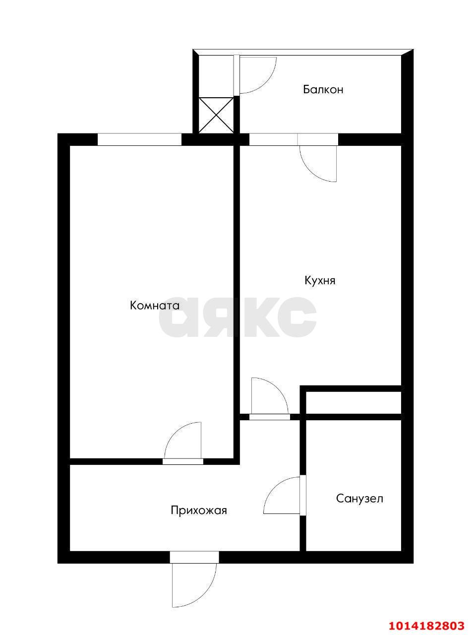 Фото №8: 1-комнатная квартира 35 м² - Краснодар, жилой комплекс Мой Город, ул. Западный Обход, 39