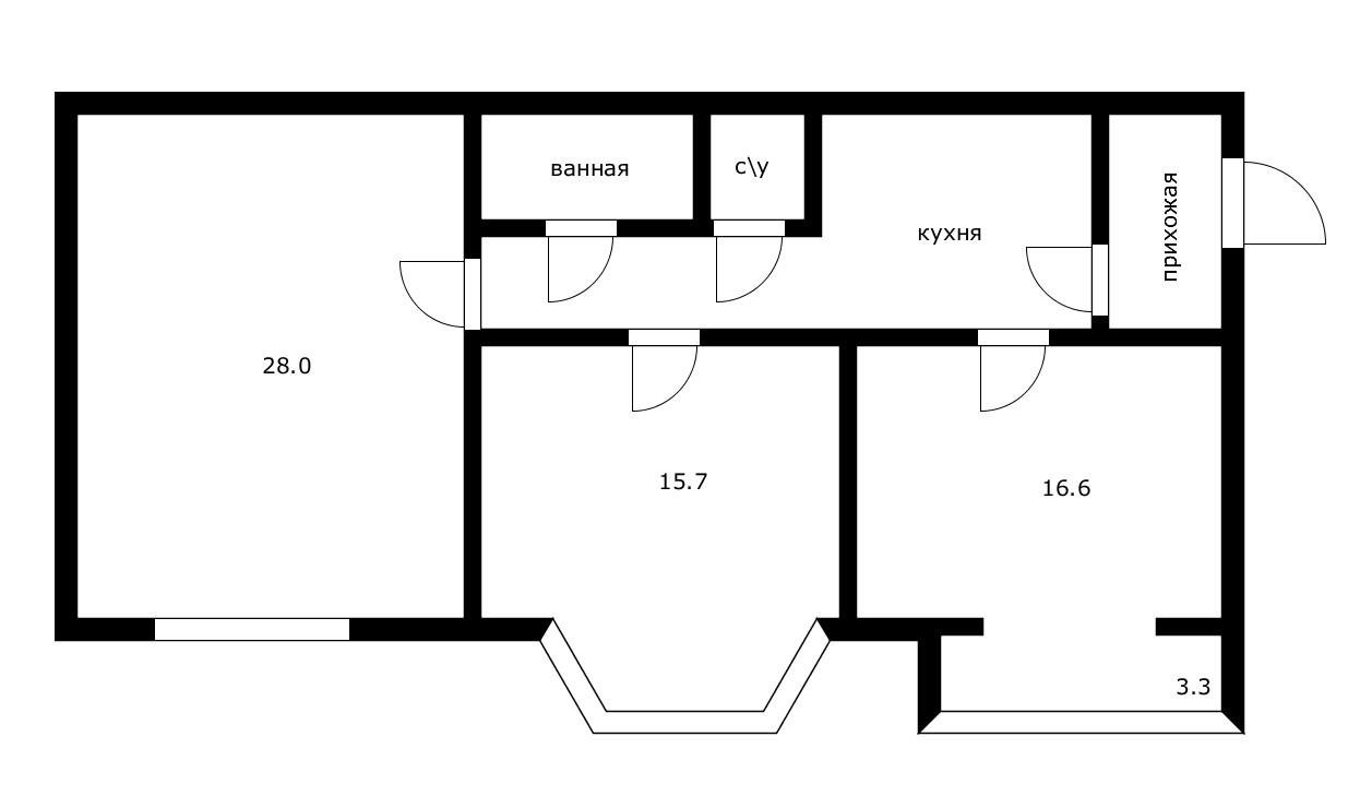 Фото №14: 3-комнатная квартира 81 м² - Краснодар, Прикубанский внутригородской округ, мкр. квартал Самолёт 7