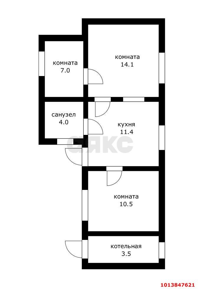 Фото №13: Часть дома 50 м² + 1.5 сот. - Краснодар, Фестивальный, ул. Карла Маркса, 84