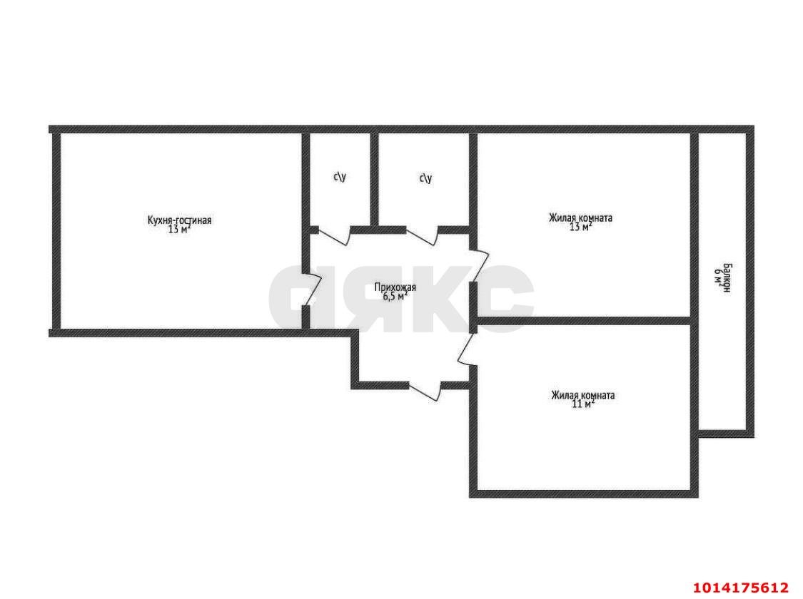 Фото №3: 2-комнатная квартира 50 м² - Краснодар, жилой комплекс Дыхание, ул. Лётчика Позднякова, 2