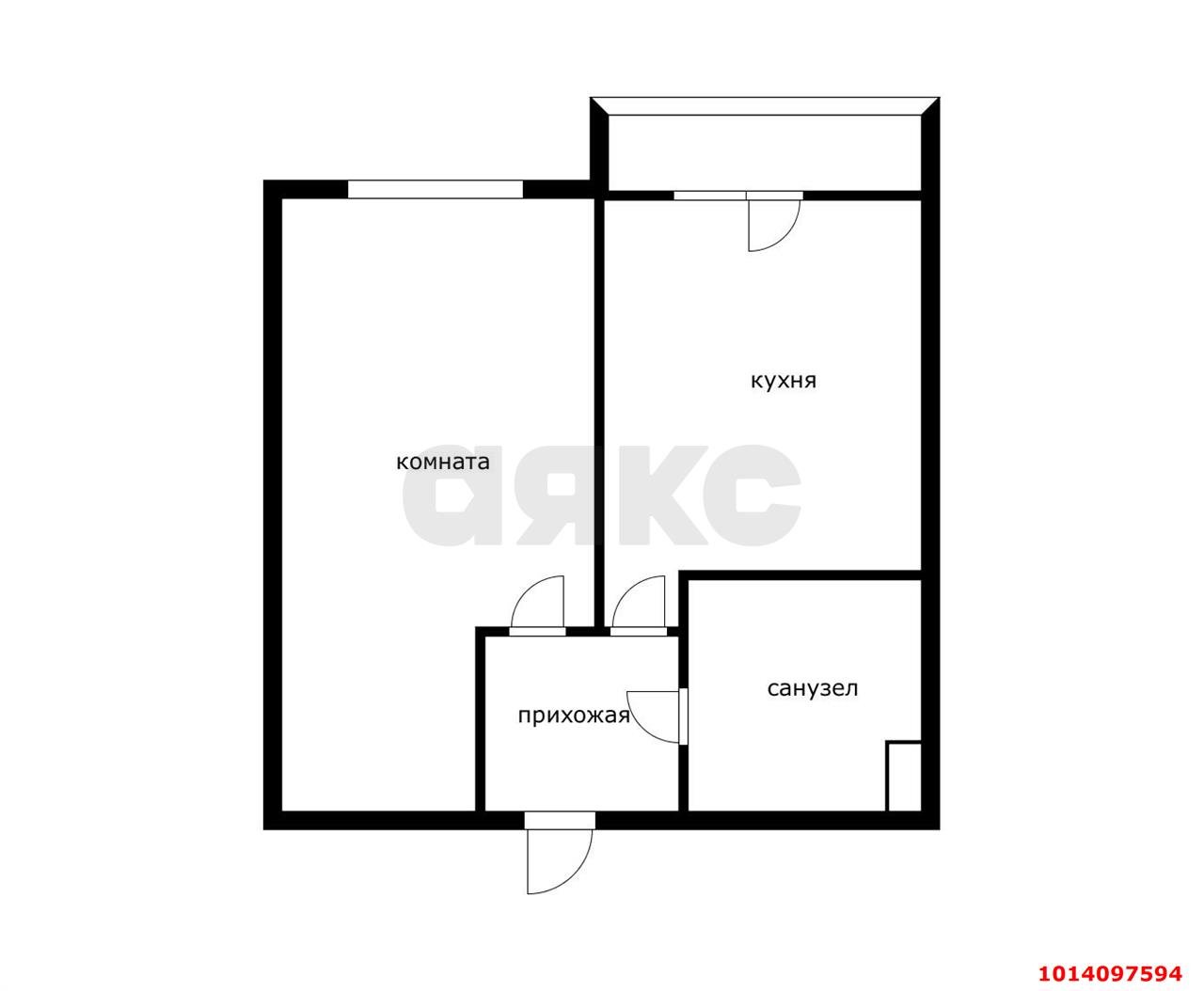 Фото №8: 1-комнатная квартира 40 м² - Краснодар, жилой комплекс Дом у реки, ул. Кружевная, 14