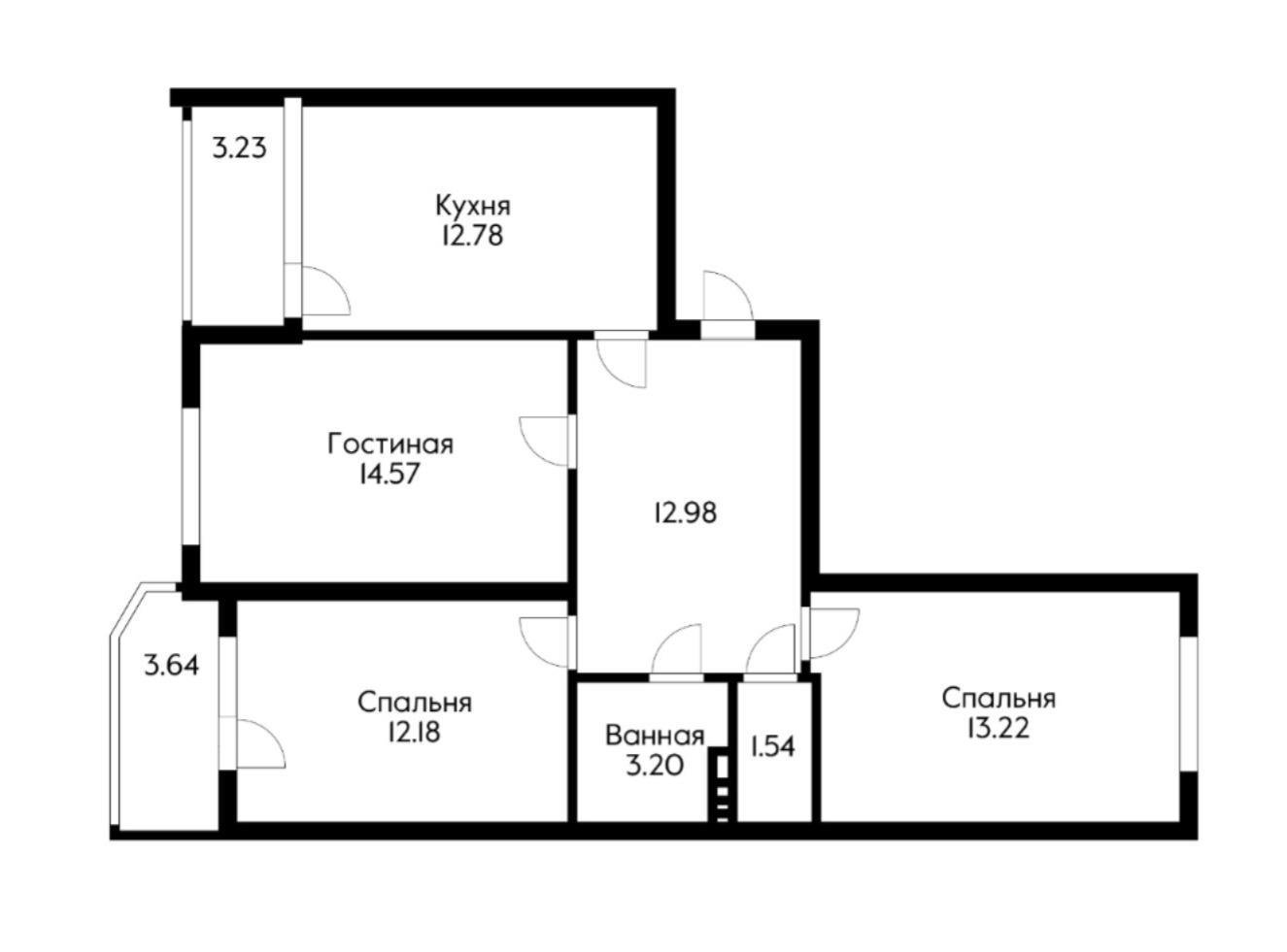 Фото №20: 3-комнатная квартира 74 м² - Краснодар, ул. Домбайская, 63