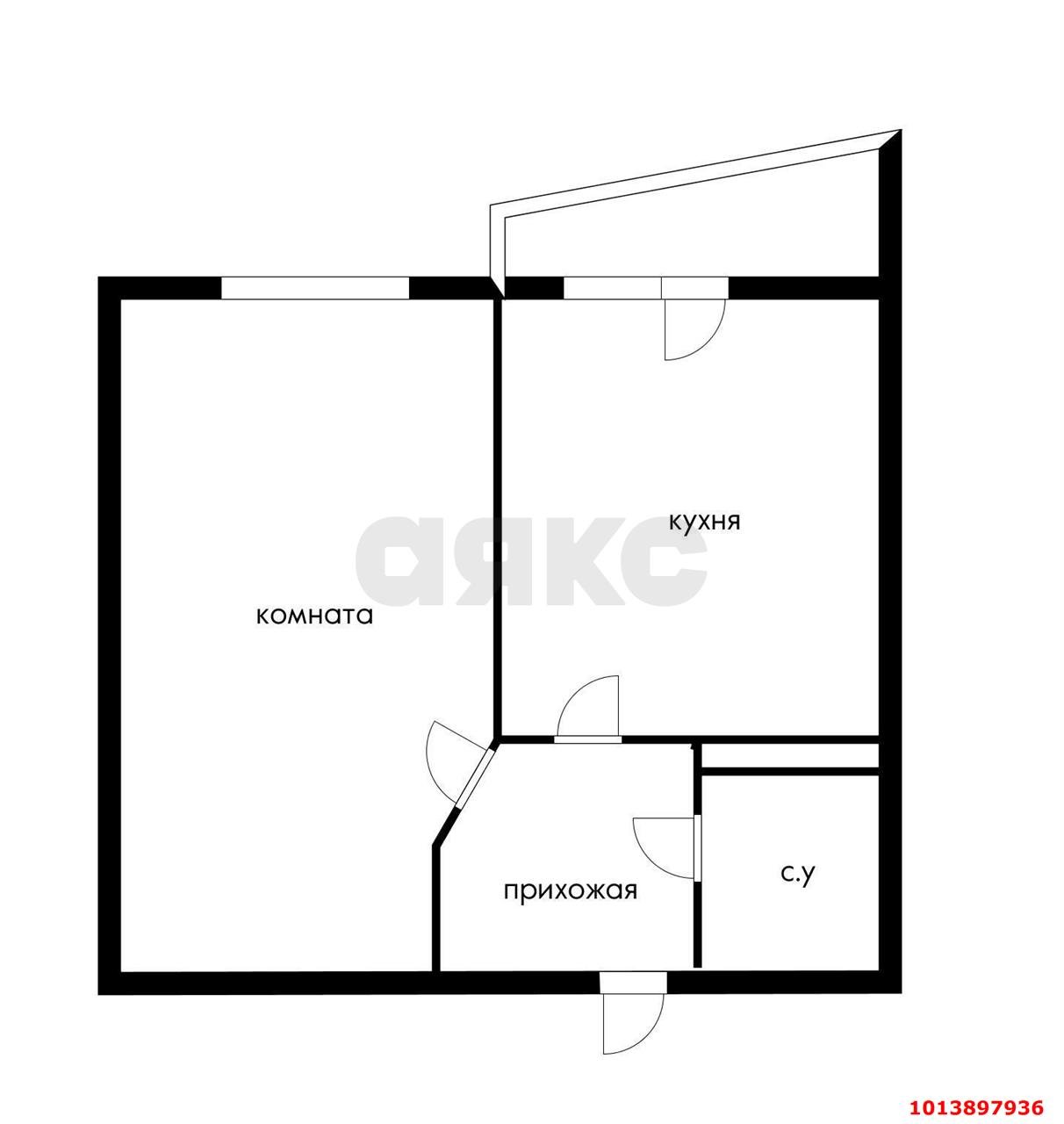 Фото №2: 1-комнатная квартира 45 м² - Краснодар, жилой комплекс Гарантия, ул. Восточно-Кругликовская, 42/3к2