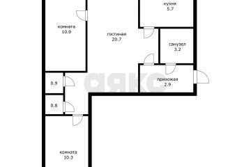 Фото №4: 3-комнатная квартира 55 м² - Краснодар, мкр. Центральный, ул. Коммунаров, 229