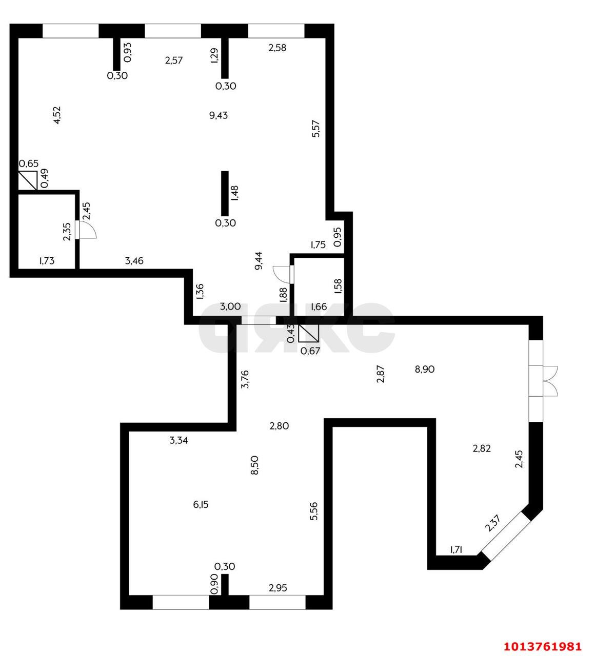 Фото №6: Торговое помещение 140 м² - Краснодар, жилой комплекс На высоте, ул. Каляева, 263/4