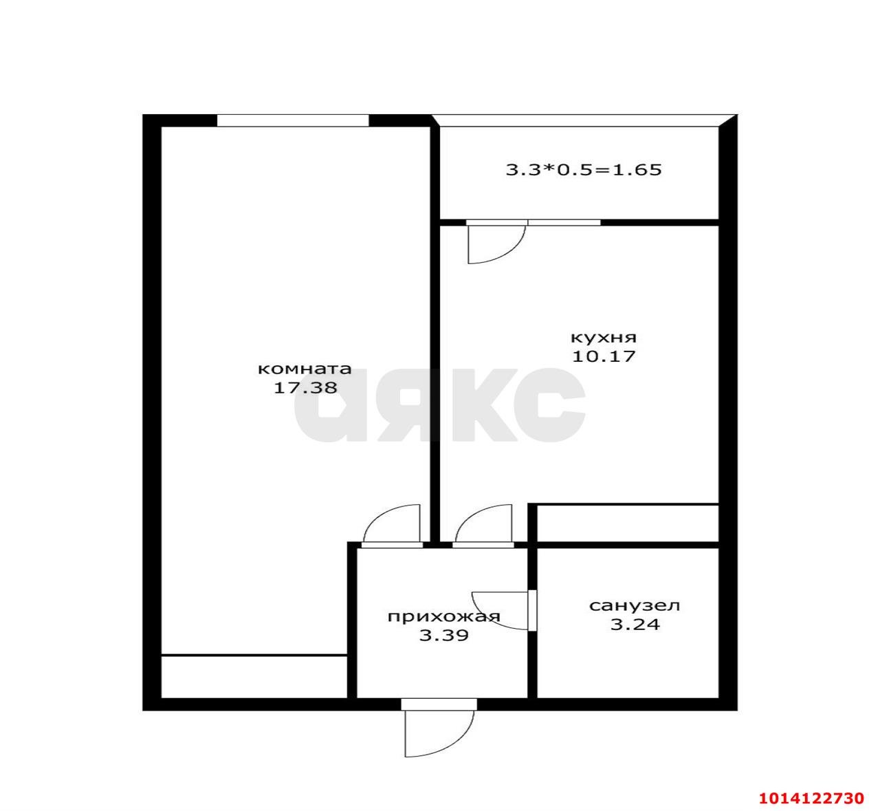 Фото №2: 1-комнатная квартира 37 м² - Краснодар, Славянский, ул. Заполярная, 39к2