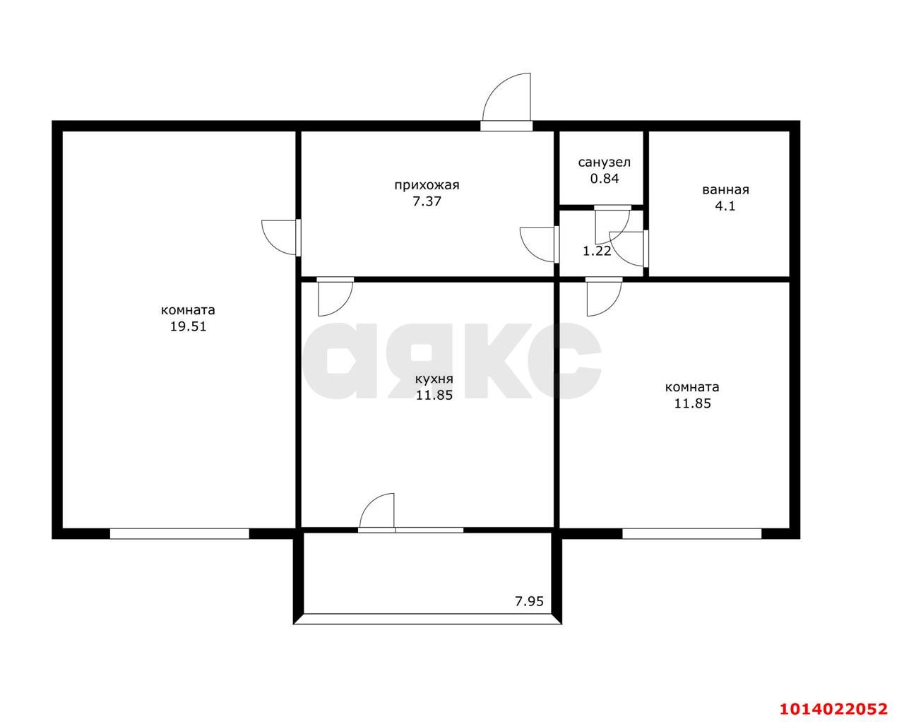 Фото №2: 2-комнатная квартира 65 м² - Краснодар, Репино, пр-д Репина, 40