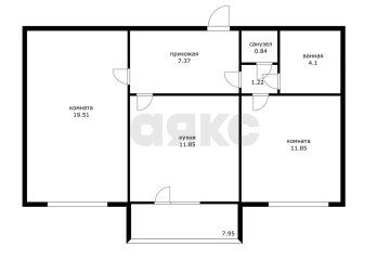 Фото №2: 2-комнатная квартира 65 м² - Краснодар, мкр. Репино, пр-д Репина, 40