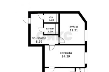 Фото №4: 2-комнатная квартира 50 м² - Краснодар, мкр. жилой комплекс Олимп, ул. Домбайская, 10/2