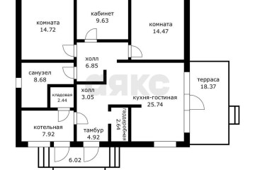 Фото №2: Дом 125 м² - Старокорсунская, п. коттеджный  Зелёный Берег, пр-д 3-й Коттеджный, 4