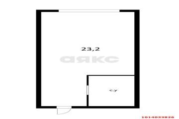 Фото №4: Студия 23 м² - Российский, мкр. Прикубанский внутригородской округ, ул. Бигдая, 12