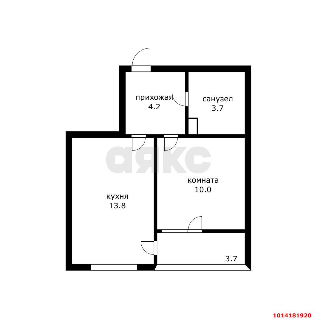 Фото №16: 1-комнатная квартира 35 м² - Краснодар, жилой комплекс Самолёт, ул. Западный Обход, 39/2