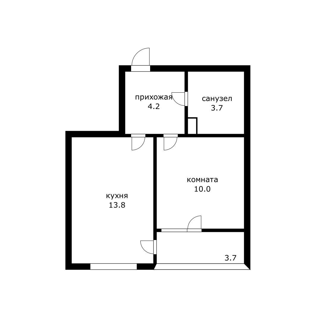 Фото №16: 1-комнатная квартира 35 м² - Краснодар, Прикубанский внутригородской округ, мкр. жилой комплекс Самолёт, ул. Западный Обход, 39/2