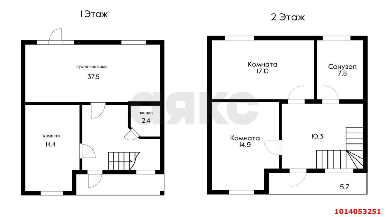Фото №18: Дом 104 м² + 4 сот. - Яблоновский, п. коттеджный  Чёрное Море, ул. Черкесская, 25