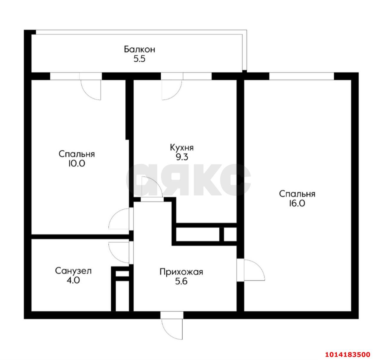 Фото №10: 2-комнатная квартира 51 м² - Краснодар, жилой комплекс Свобода, ул. Домбайская, 55к6