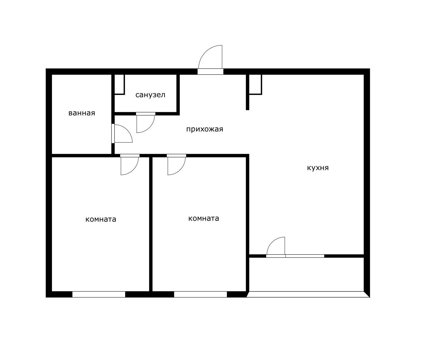 Фото №7: 2-комнатная квартира 51 м² - Краснодар, ул. Скандинавская, 1к4