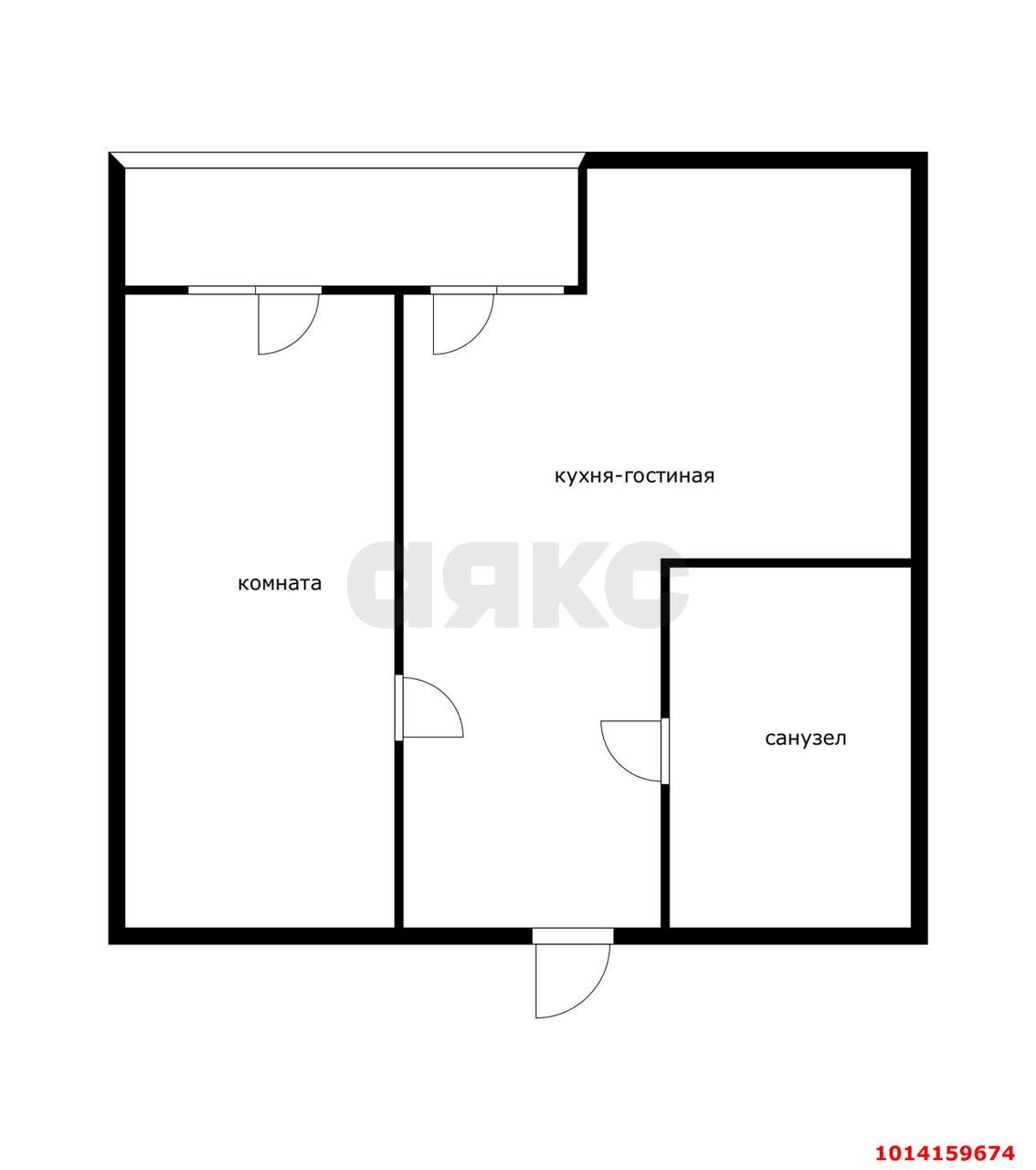 Фото №14: 2-комнатная квартира 52 м² - Краснодар, Музыкальный, ул. имени С.В. Рахманинова, 11