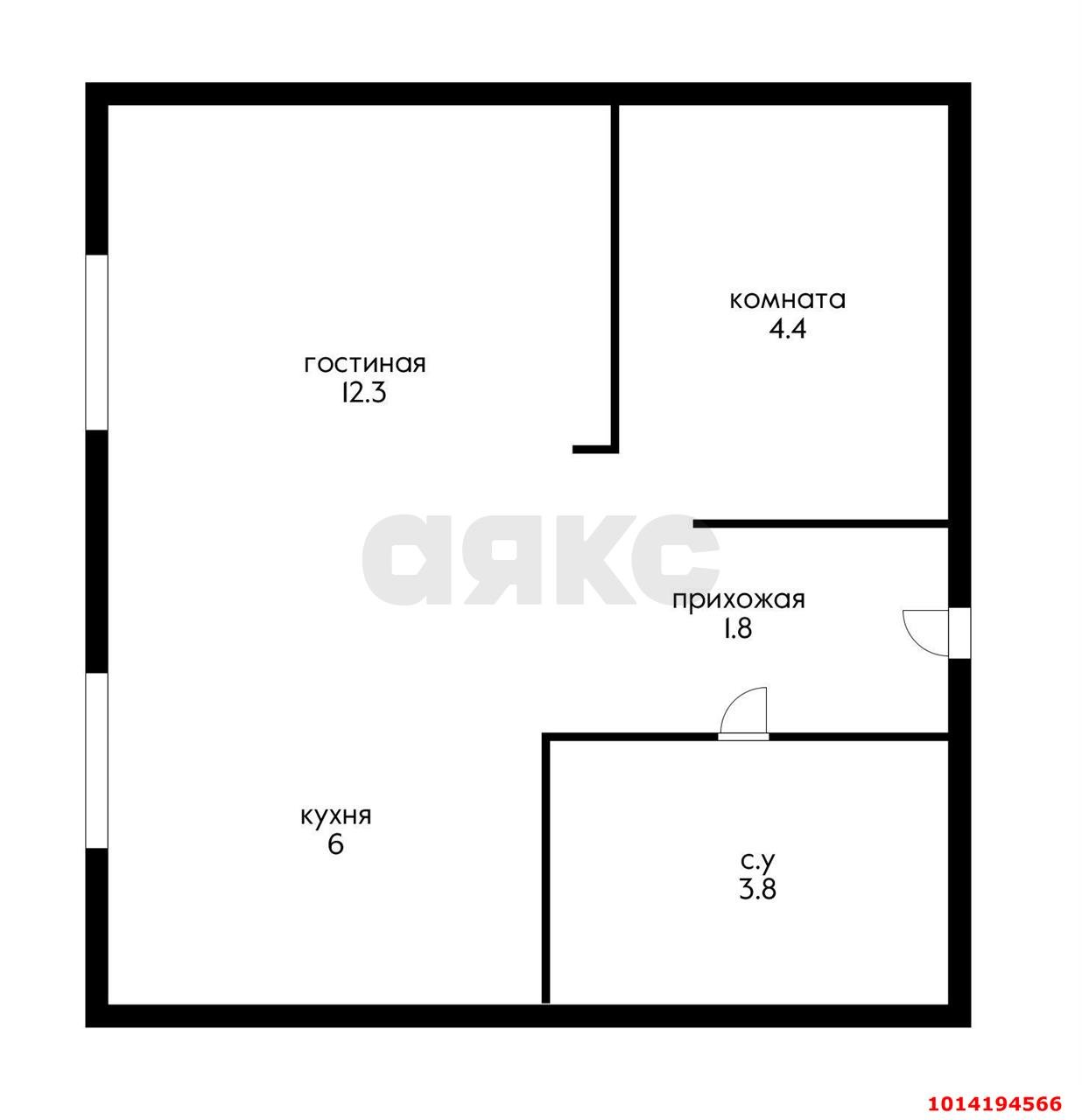 Фото №8: 1-комнатная квартира 30 м² - Краснодар, Дубинка, пр-д 3-й  Болотникова, 2/1