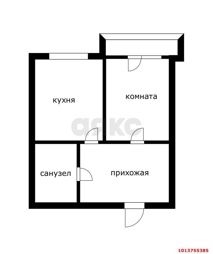 Фото №1: 1-комнатная квартира 47 м² - Краснодар, Музыкальный, ул. Агрохимическая, 103