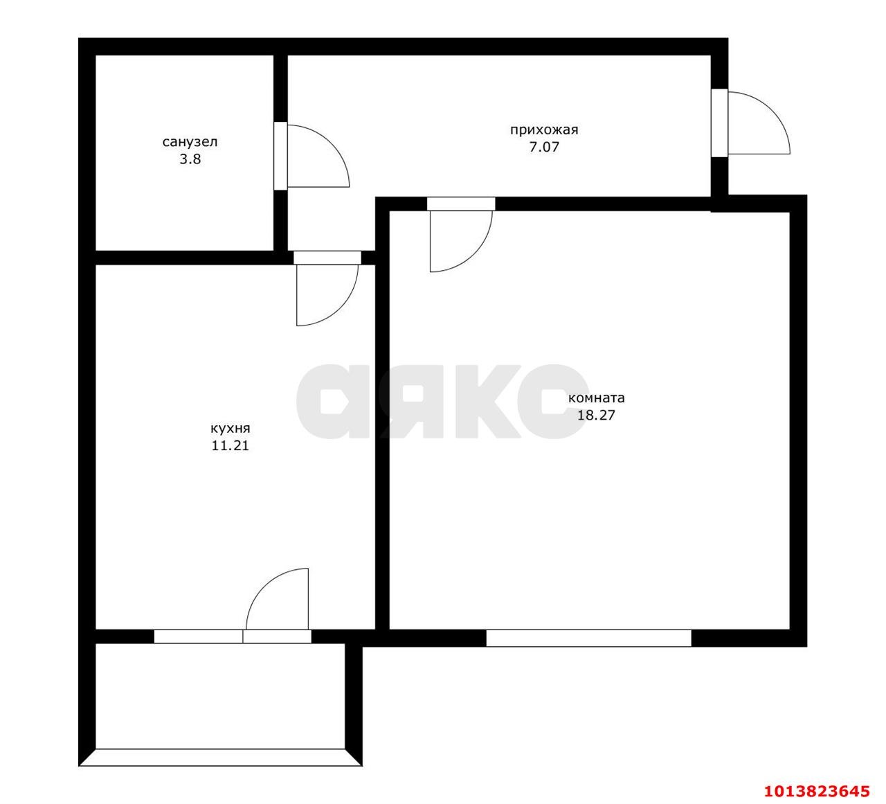 Фото №14: 1-комнатная квартира 44 м² - Краснодар, Дубинка, ул. Озёрная, 43