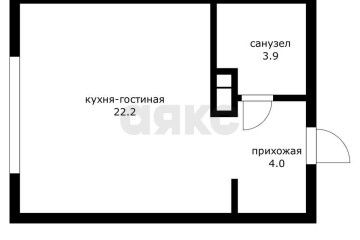 Фото №2: Студия 34 м² - Краснодар, мкр. жилой комплекс Самолёт-6, ул. Ивана Беличенко, 90к2