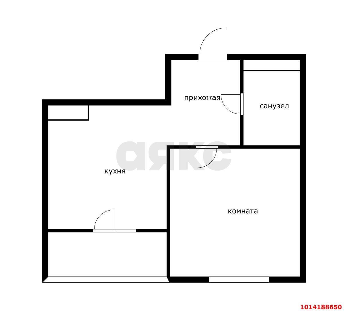 Фото №3: 1-комнатная квартира 31 м² - Краснодар, жилой комплекс Грани, ул. Западный Обход, 45к4