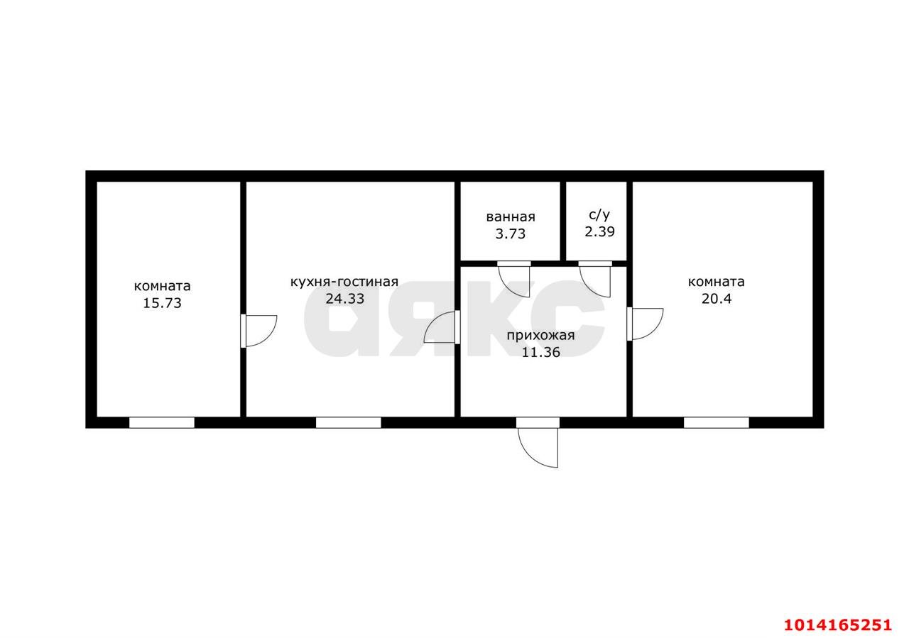 Фото №14: 2-комнатная квартира 82 м² - Хомуты, ул. Победы, 48