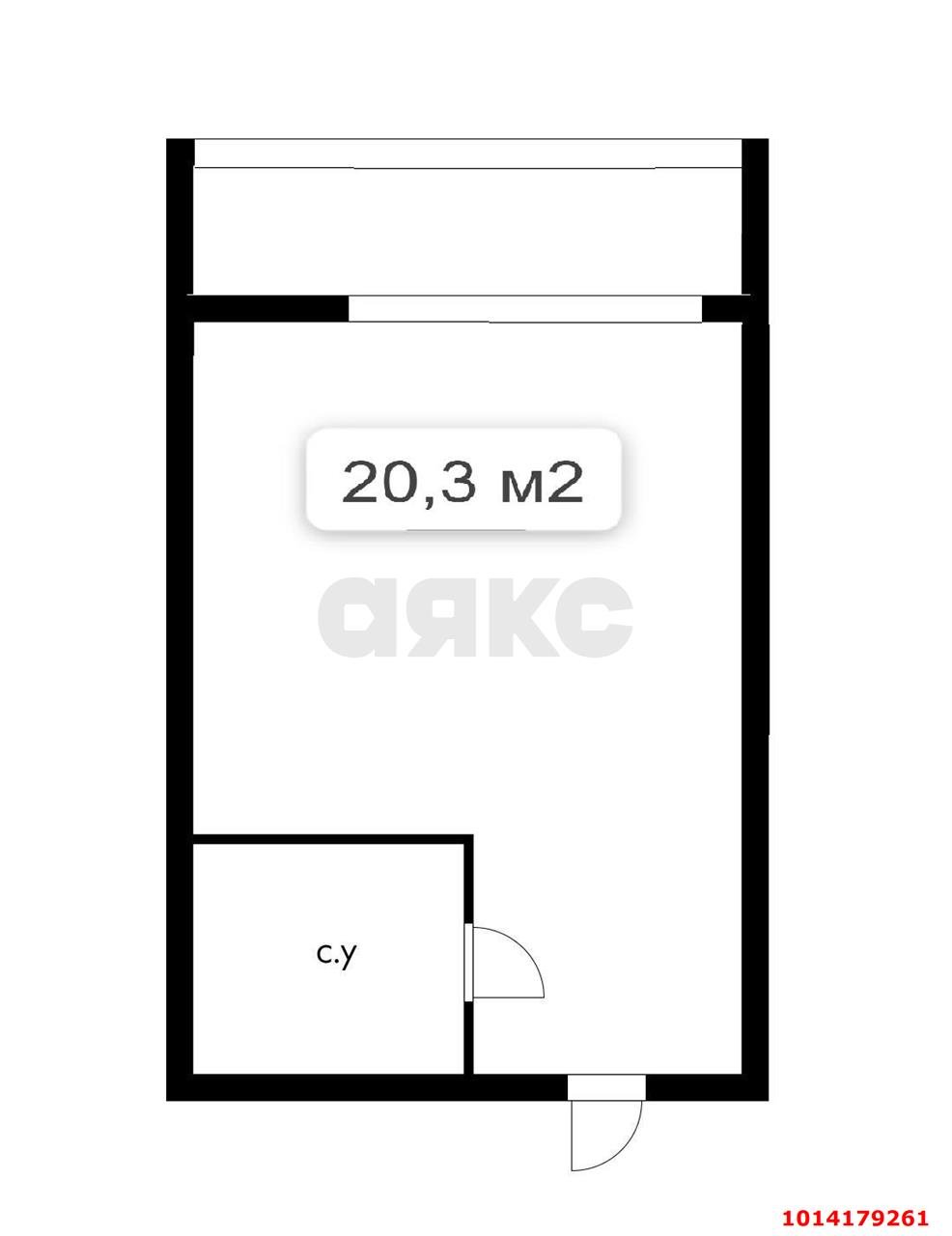 Фото №10: Студия 25 м² - Краснодар, жилой комплекс Самолёт-4, ул. Ивана Беличенко, 95к1