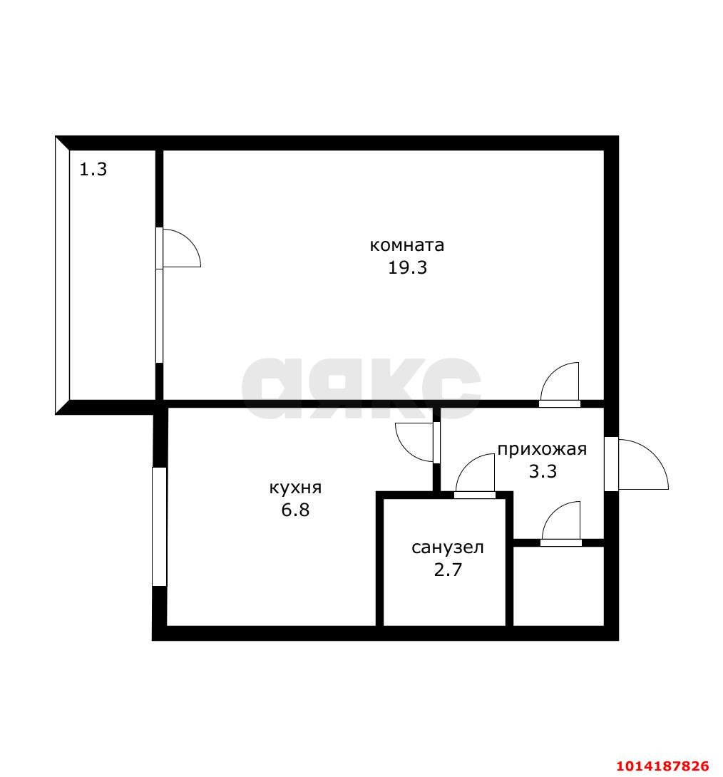 Фото №10: 1-комнатная квартира 35 м² - Краснодар, Комсомольский, ул. Тюляева, 6/2