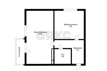 Фото №1: 1-комнатная квартира 43 м² - Краснодар, мкр. жилой комплекс Свобода, ул. Домбайская, 55