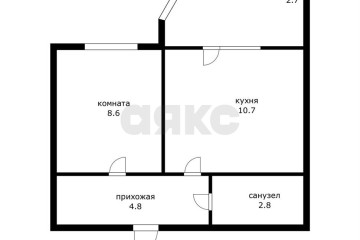 Фото №2: 1-комнатная квартира 26 м² - Яблоновский, мкр. жилой комплекс Гагарина-2, ул. Гагарина, 155Б