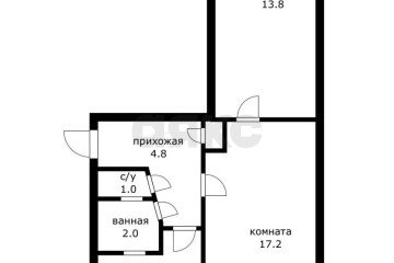 Фото №2: 2-комнатная квартира 46 м² - Краснодар, мкр. Фестивальный, ул. Гагарина, 145
