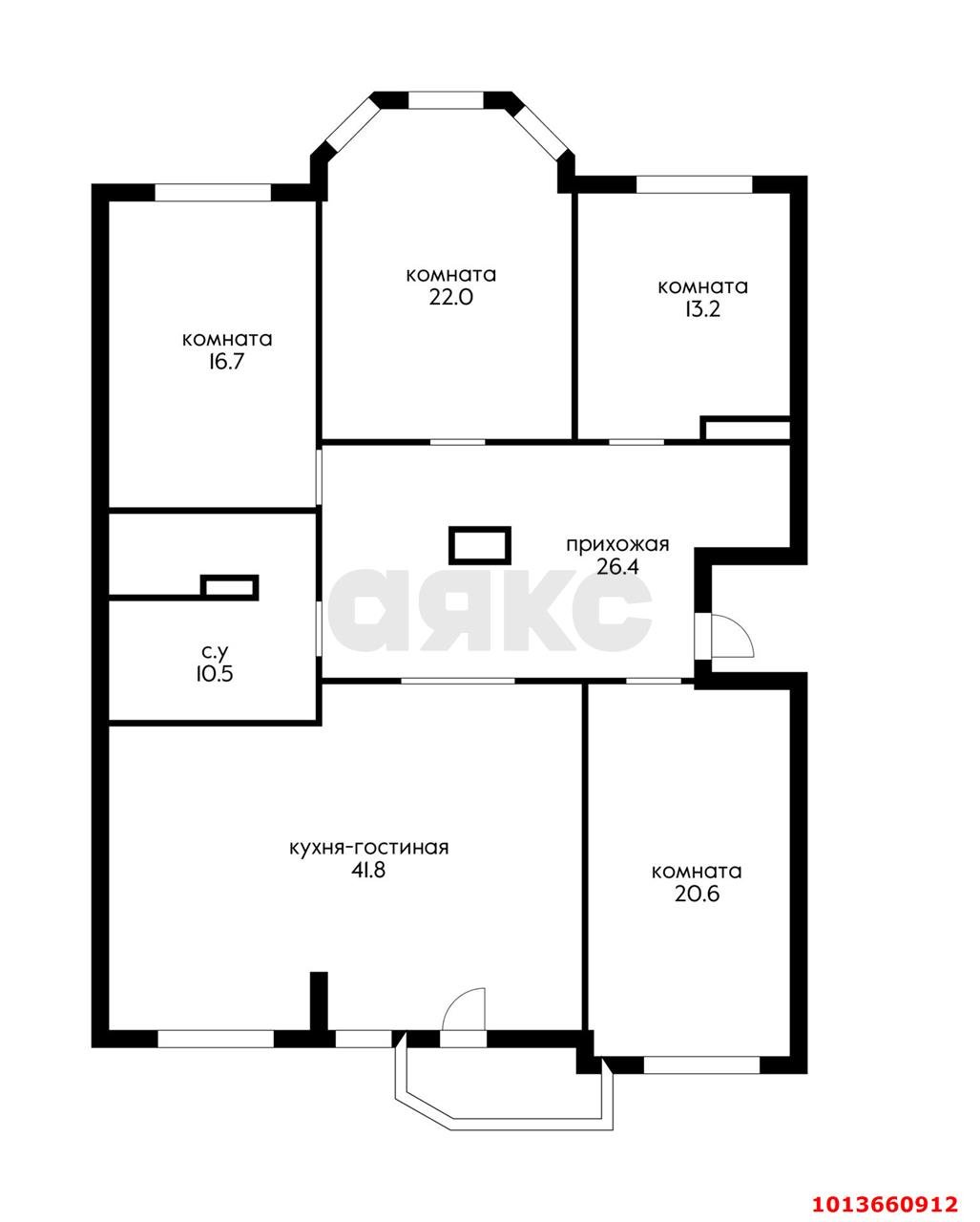 Фото №3: 4-комнатная квартира 170 м² - Краснодар, жилой комплекс Аврора, ул. Гаражная, 67