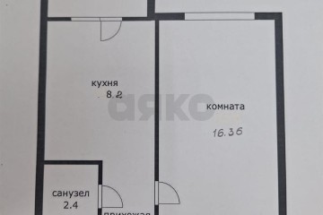 Фото №1: 1-комнатная квартира 29 м² - Новая Адыгея, мкр. жилой комплекс Родной Дом, ул. Бжегокайская, 31/3к3