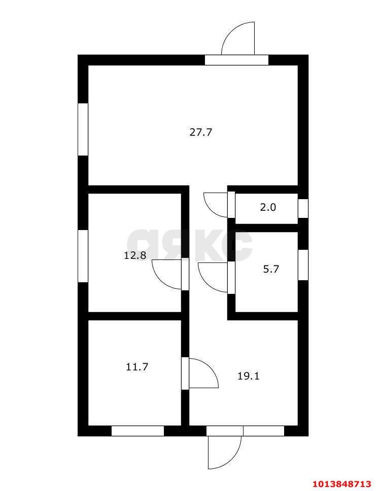 Фото №2: Дом 83 м² + 4 сот. - Ильский, Центральный внутригородской округ, мкр. Центральный, ул. Грушевая, 15