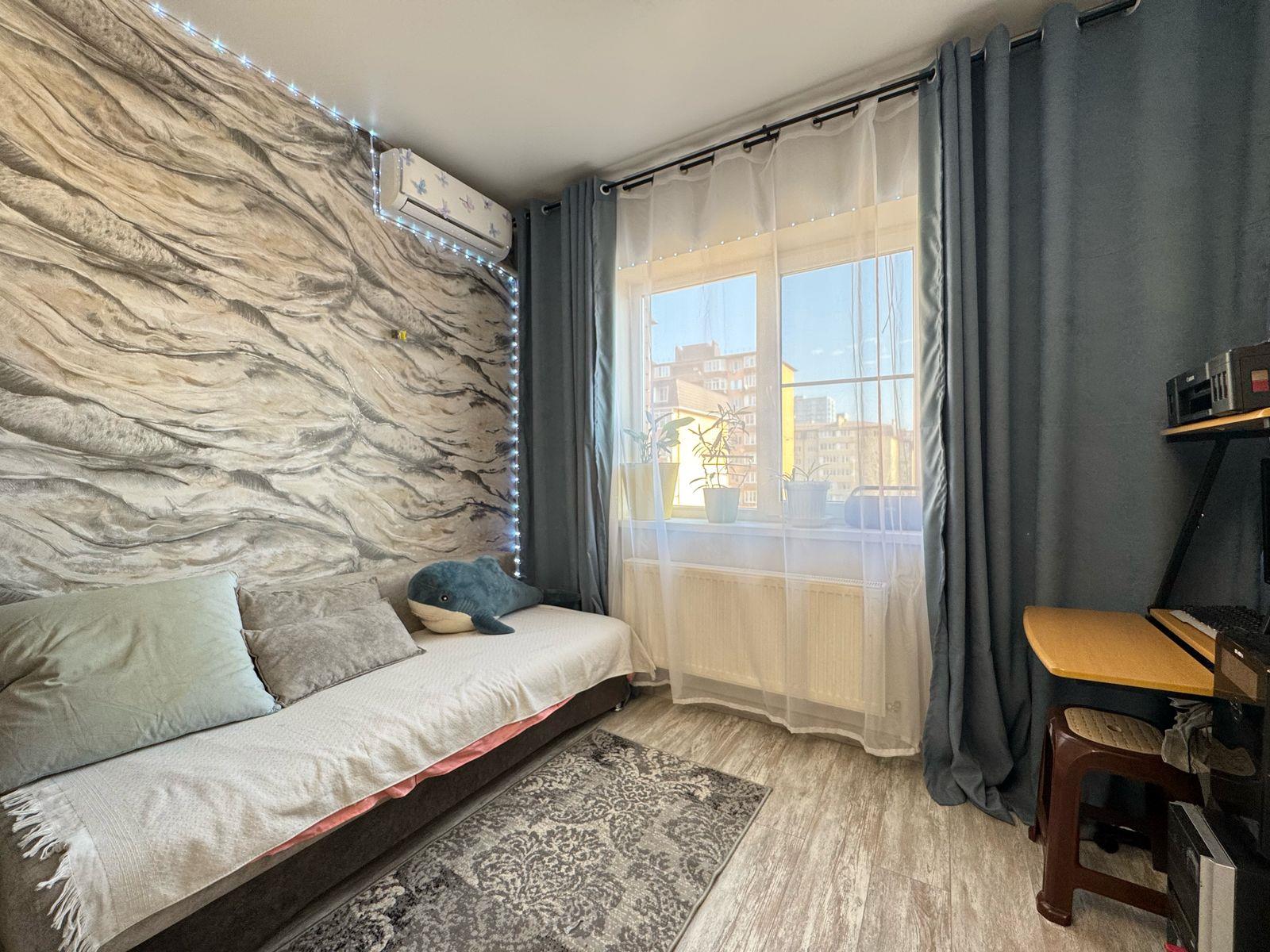 Фото №10: 2-комнатная квартира 69 м² - Краснодар, Прикубанский внутригородской округ, Музыкальный, мкр. ЖК Лучезарный, ул. Московская, 154к2