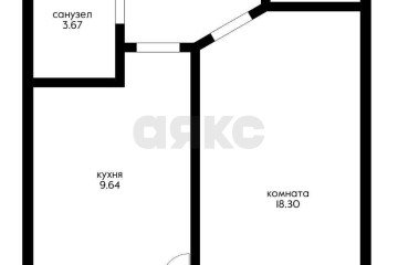Фото №2: 1-комнатная квартира 38 м² - Краснодар, мкр. Завод Измерительных Приборов, ул. Зиповская, 36