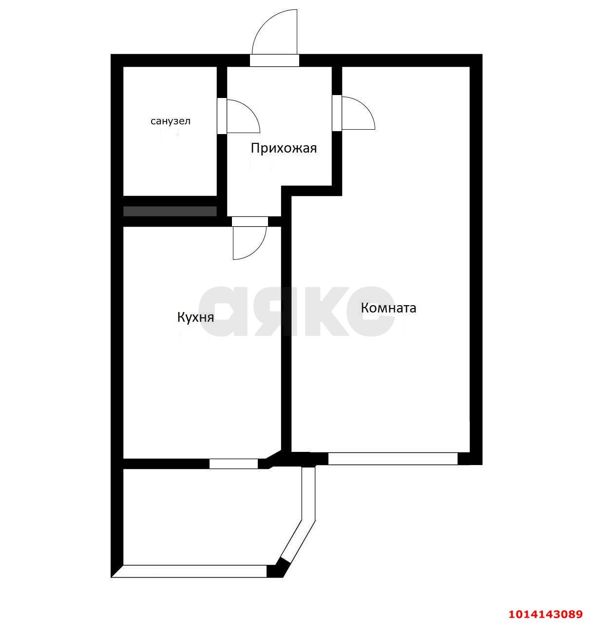 Фото №10: 1-комнатная квартира 29 м² - Краснодар, Восточно-Кругликовский, ул. Черкасская, 58/2