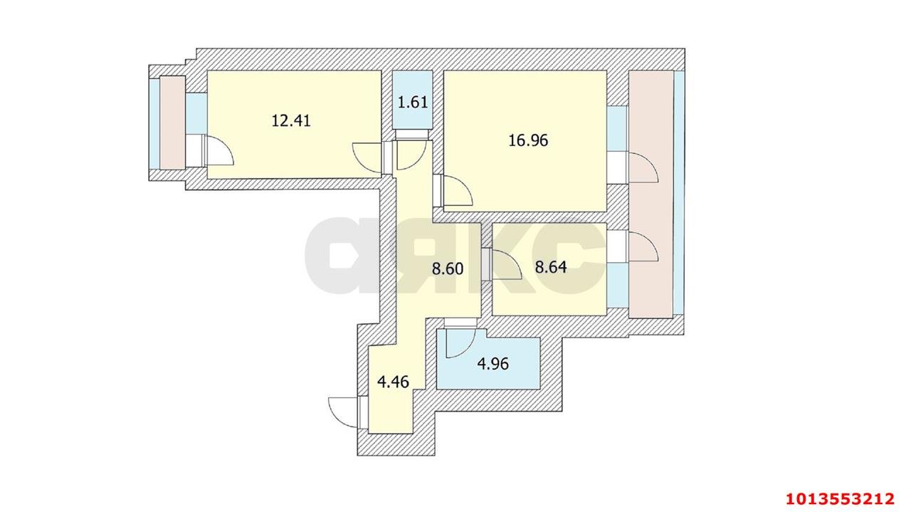 Фото №19: 2-комнатная квартира 62 м² - Краснодар, Центральный, ул. Суворова, 74