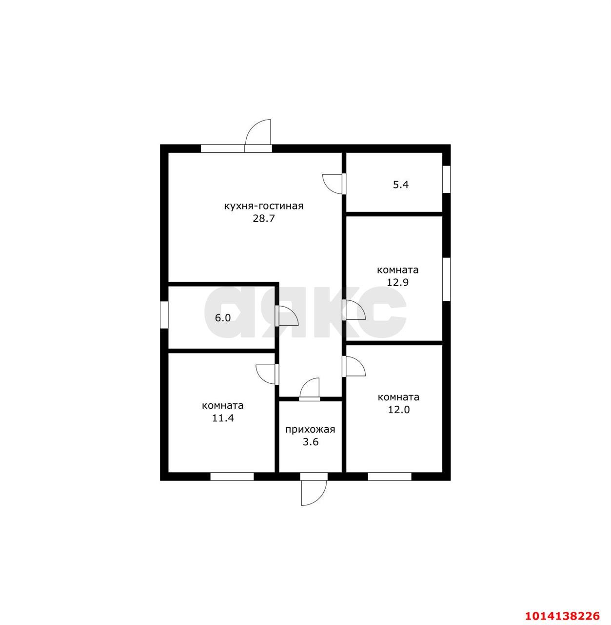 Фото №12: Дом 80 м² + 6 сот. - Российский, Прикубанский внутригородской округ, СНТ Россинский, мкр. СНТ Российский, ул. Академика Королёва