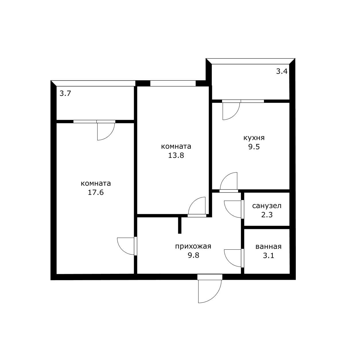 Фото №18: 2-комнатная квартира 63 м² - Краснодар, Прикубанский внутригородской округ, Россинского, мкр. жилой комплекс Дружный, ул. Адмирала Серебрякова, 3к2