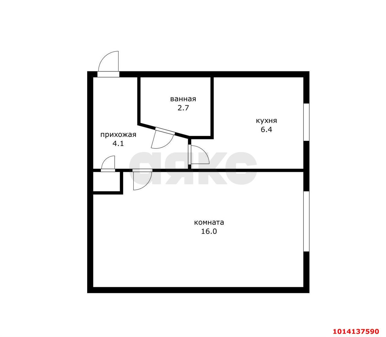 Фото №8: 1-комнатная квартира 30 м² - Краснодар, Пашковский, ул. имени Евдокии Бершанской, 402