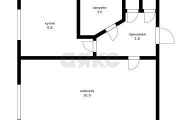 Фото №2: 1-комнатная квартира 30 м² - Краснодар, мкр. Центральный, ул. Коммунаров, 199