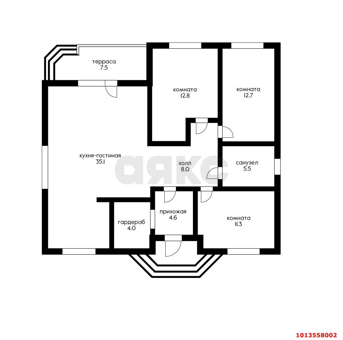 Фото №3: Дом 100 м² + 5.57 сот. - Рублёвский-2, Карасунский внутригородской округ, ул. Крайняя, 6