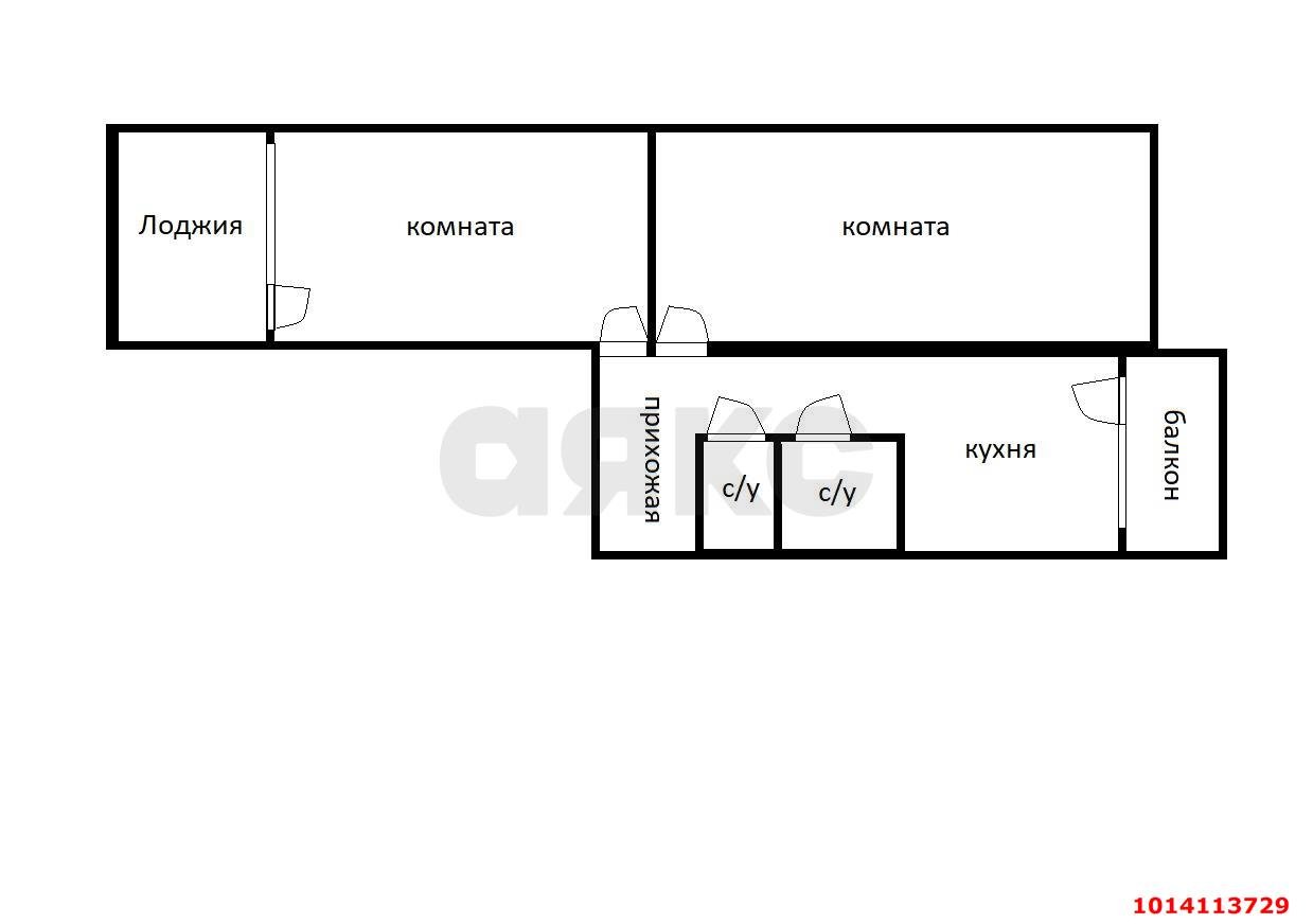 Фото №6: 2-комнатная квартира 53 м² - Краснодар, Фестивальный, ул. имени Тургенева, 166