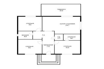 Фото №2: Дом 92 м² - Краснодар, ж/р Новознаменский, ул. Южная, 8
